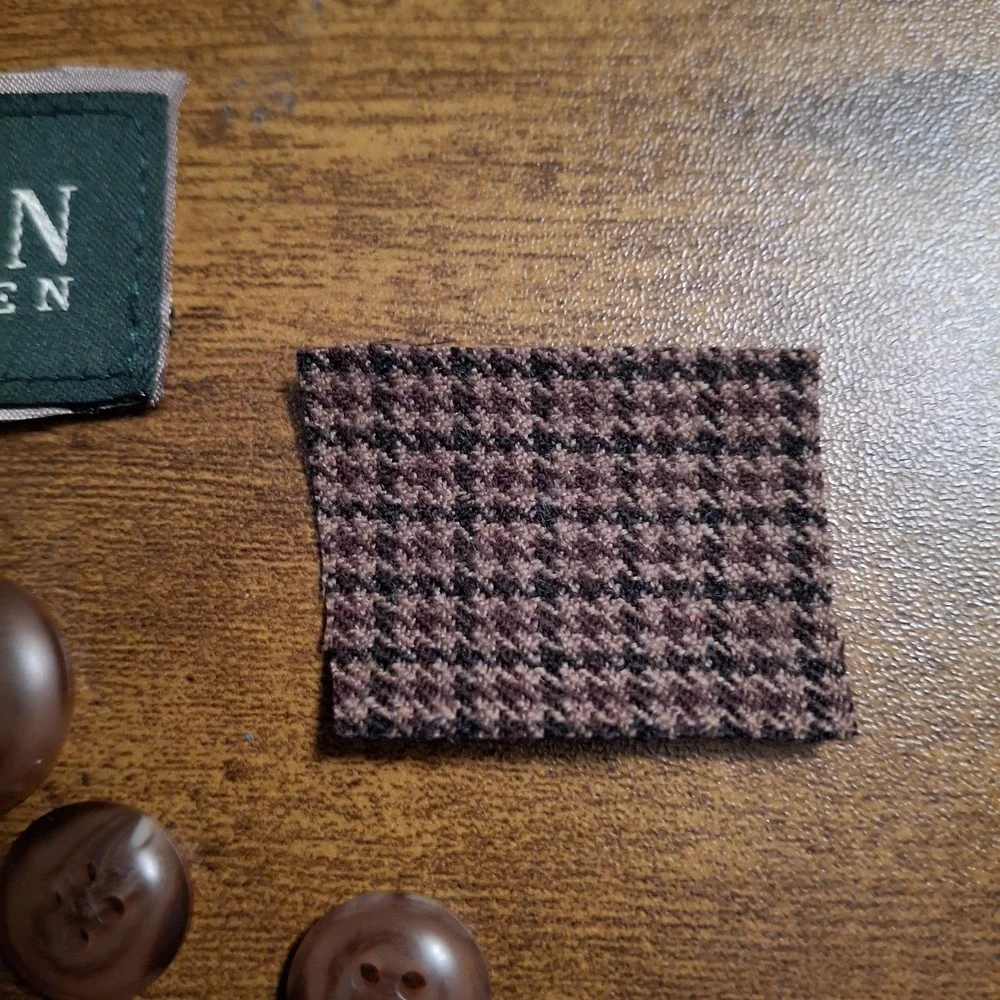 Set of 11 Brown Replacement Buttons For A  Men's Ralph Lauren Wool Jacket